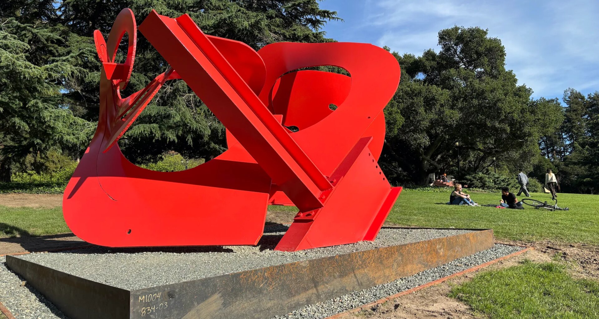 New BAMPFA artwork lives outside the museum, on Crescent Lawn