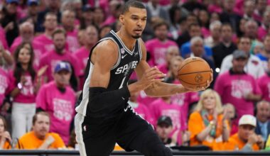 NBA bans two fans for life after one runs onto court during Game 1, attempts selfie with Wemby