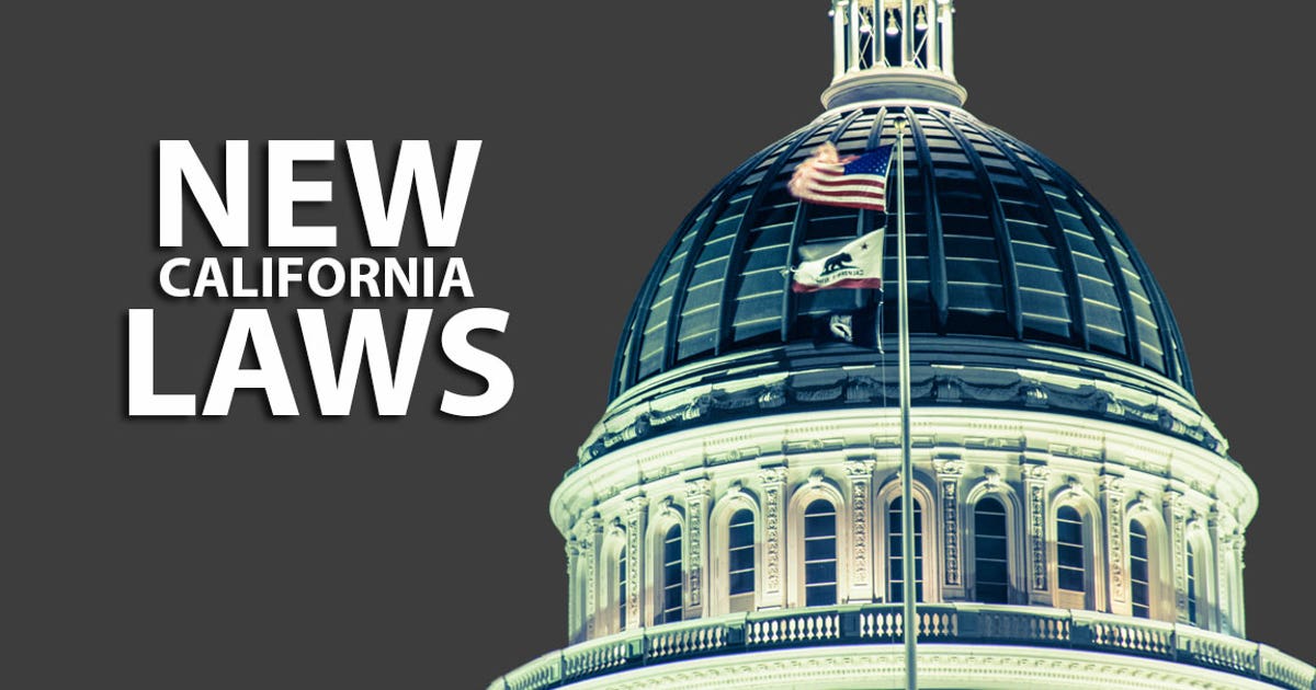 New California laws taking effect July 1, 2026