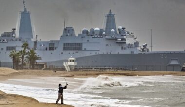Search for missing Marine lost from USS Anchorage in training off Southern California becomes recovery mission – Orange County Register