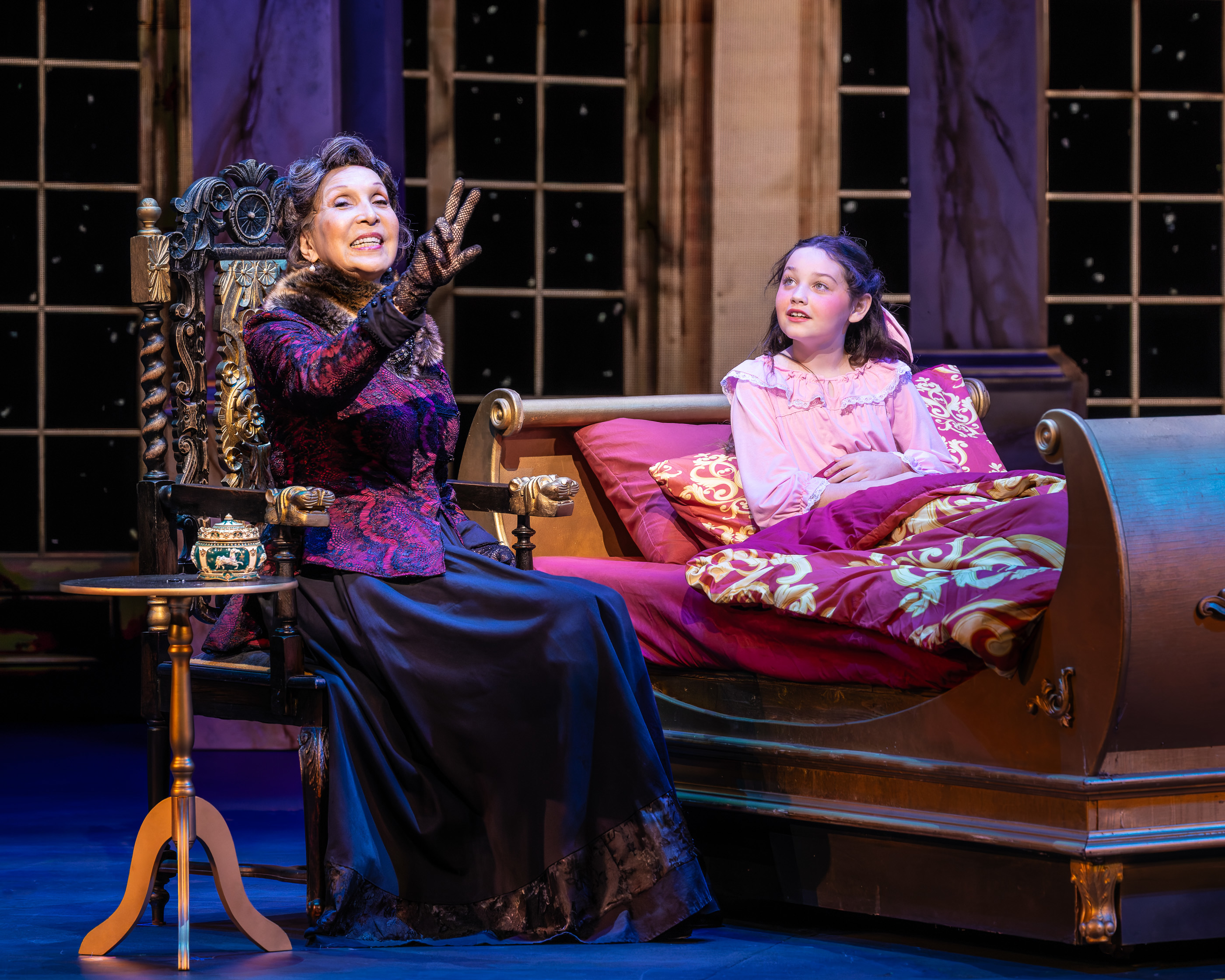 Suzanna GuzmÃ¡n and Elayne Cowden appear in a scene from...