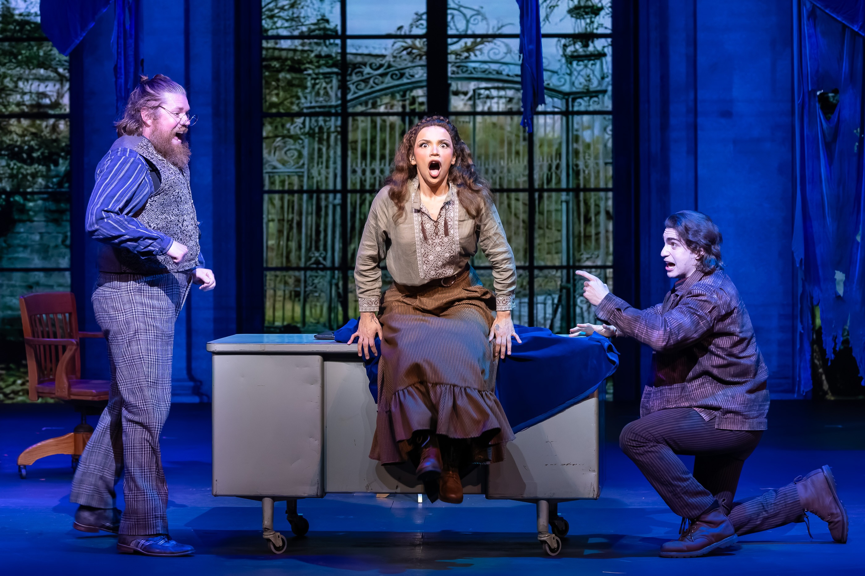Peyton Crim, Lena Ceja and Dillon Klena appear in a...