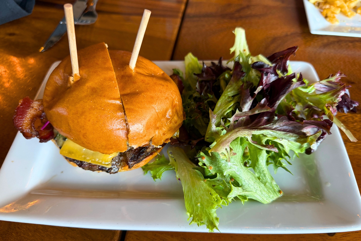 The Back Abbey Burger is seen in Upland, CA on...