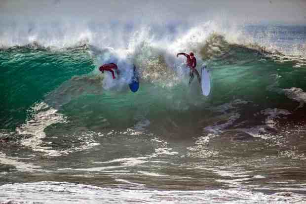 The incoming surf this week will be even larger than an early-season swell mid-March, according to forcasters. (Photo by Jeff Gritchen, Orange County Register/SCNG)