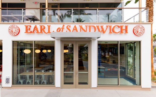 The new Earl of Sandwich restaurant in the west end of Downtown Disney. (Courtesy of Earl Enterprises)