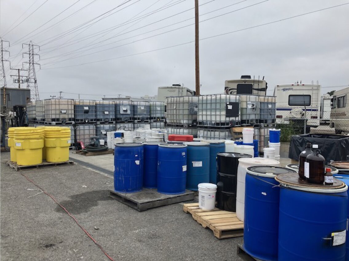 Pictures taken around GKN Aerospace in Garden Grove during a...