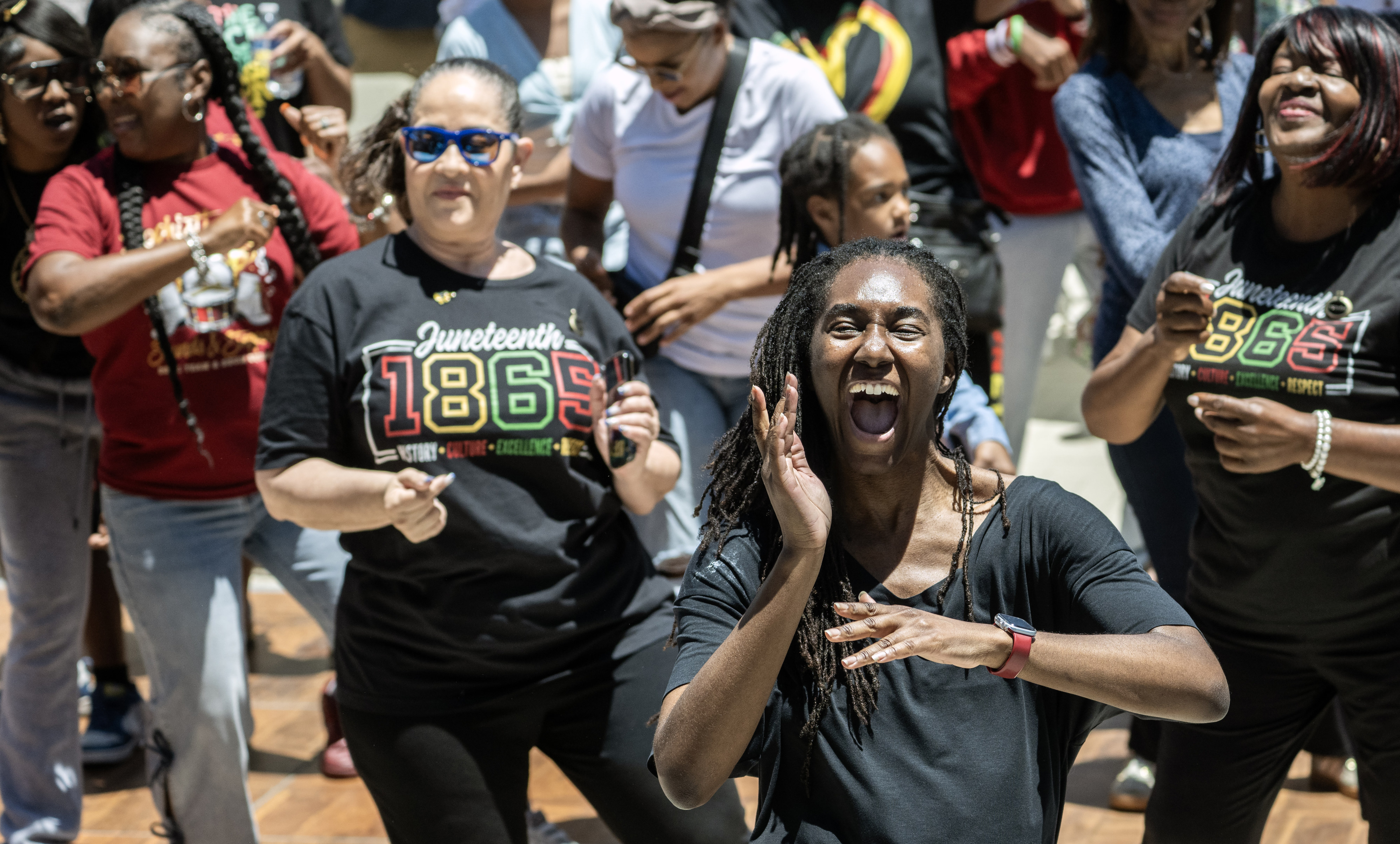 The OC Juneteenth Celebration at the Great Park in Irvine...