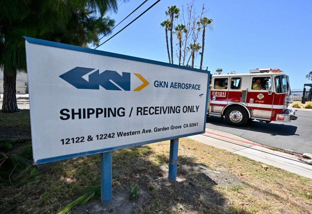 Removal of toxic chemicals from GKN Aerospace in Garden Grove is delayed – Orange County Register