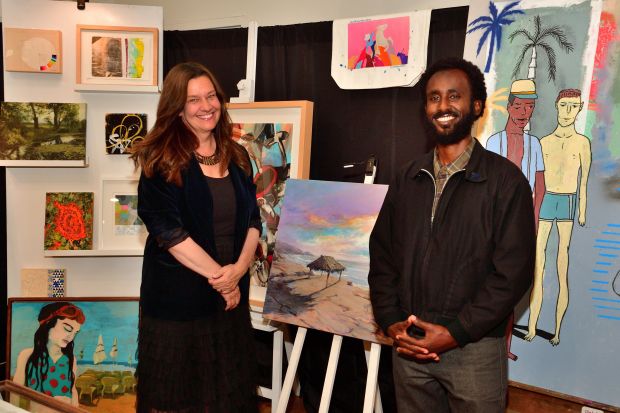 Nadine Dunphy and Bilal Bikile. (Vincent Andrunas)