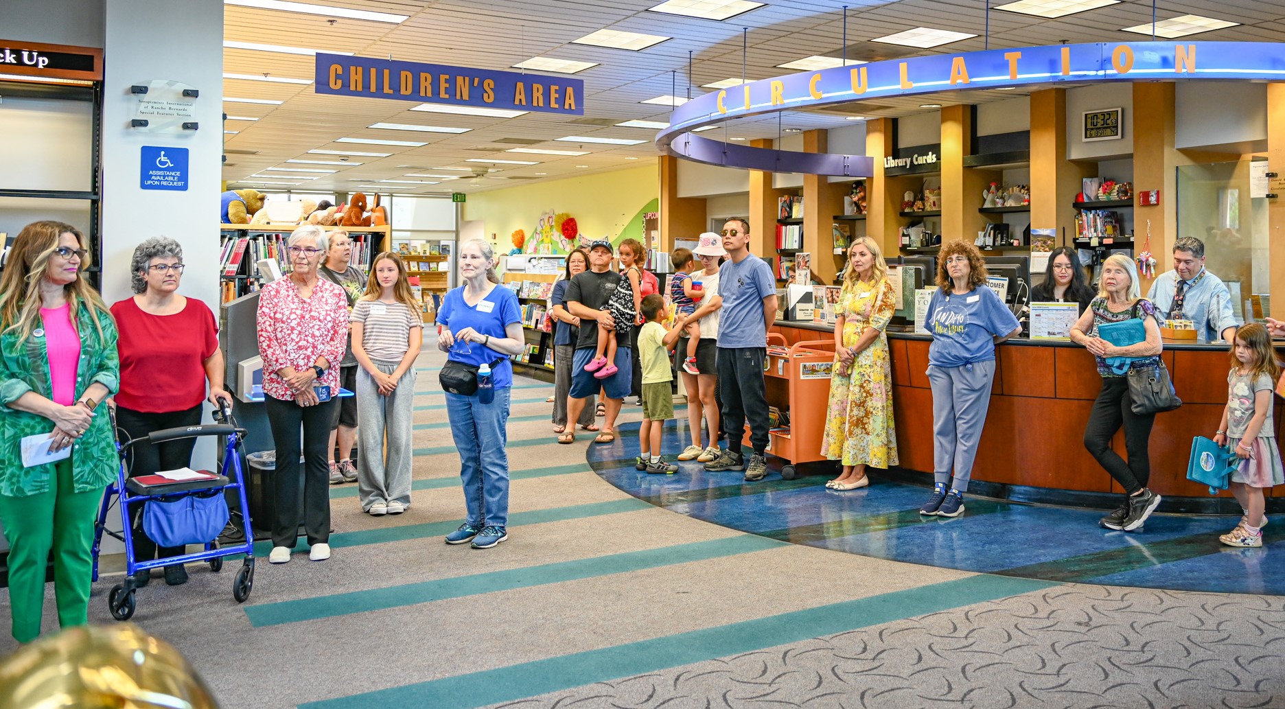 Patrons and staff gathered on Saturday to celebrate the Rancho...