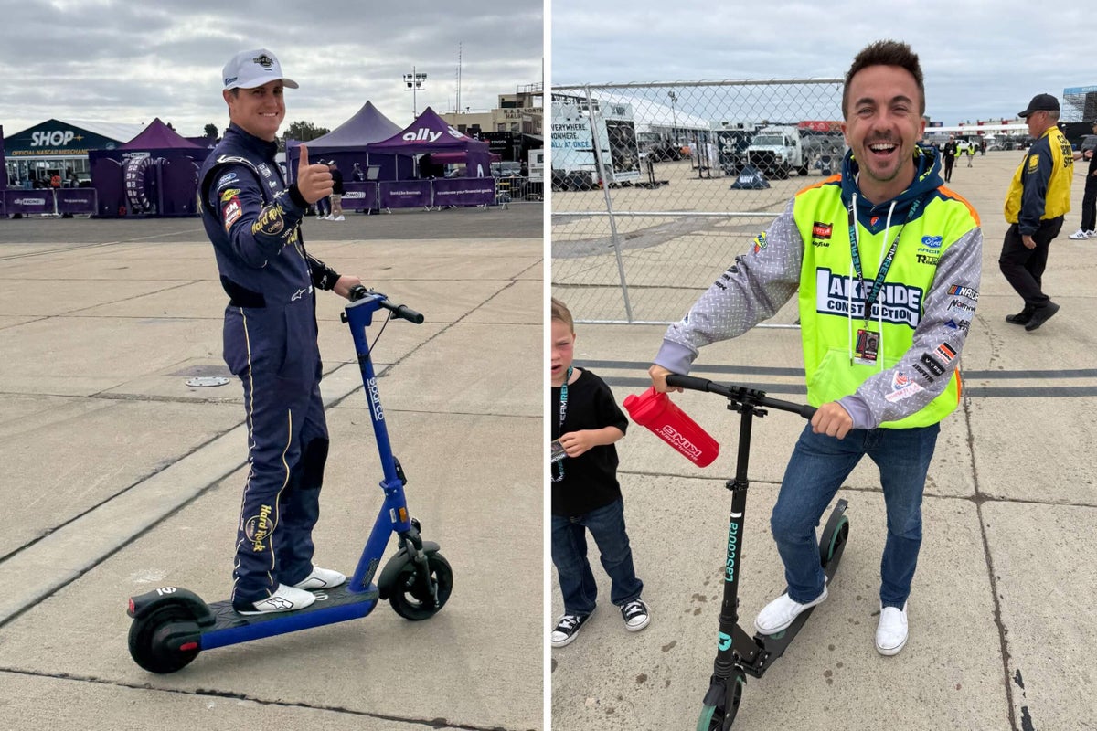 At NASCAR’s San Diego race, the most popular vehicles are … scooters?