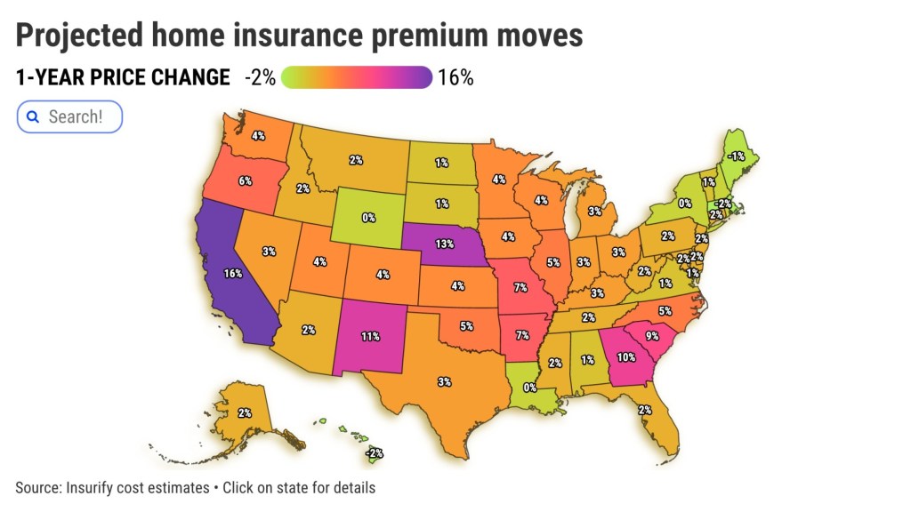 California home insurance projected to rise 16%, the largest jump in U.S. – Orange County Register