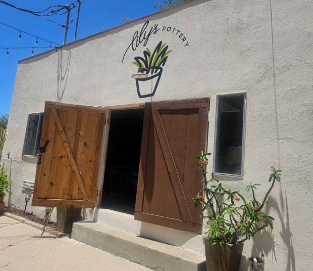 Lily's Pottery opened at 1645 Warnock Drive in Ramona on May 30. (Courtesy Susan White)