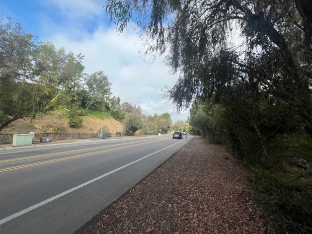 Fairbanks Ranch homeowners have worked to clear vegetation along San Dieguito Road, the community's one wildfire evacuation route. (Karen Billing)