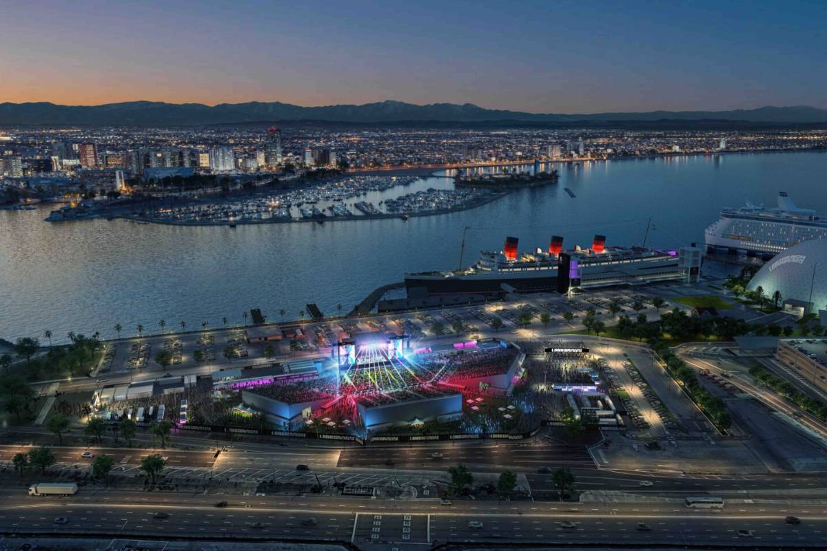 Long Beach's massive waterfront amphitheater makes its grand opening tomorrow
