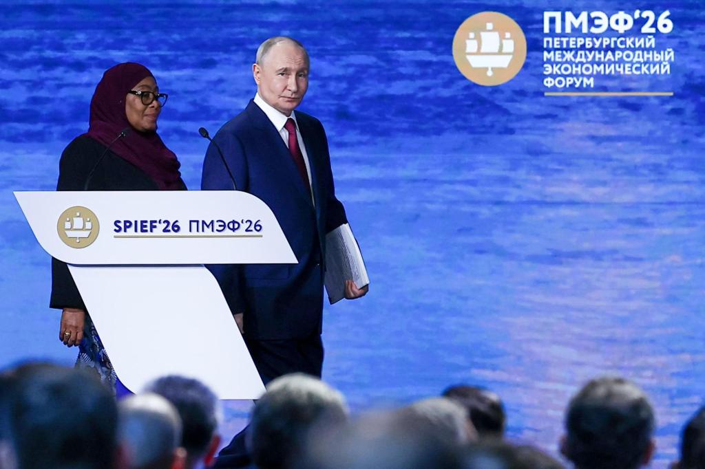 Putin slams Western sanctions as damaging to the global economy