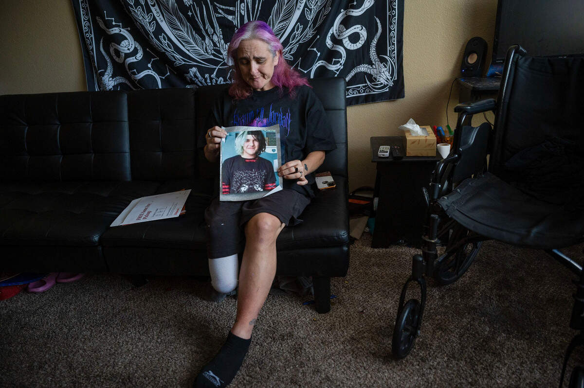 On July 19, 2024, Marie Martinez holds a picture of her son Shawn Jordan, 18, who died that June after he was hit by a car on Walerga Road in North Highlands. The mother of four died in November 2025, a week and a half after learning that the California Highway Patrol had finished its investigation and the driver suspected of fatally hitting her son would be charged with a crime. Her family believes that grief contributed to her death.