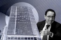 Blackstone CEO Jon Gray with the San Francisco Four Seasons Hotel at 757 Market Street (Google Maps, Getty)
