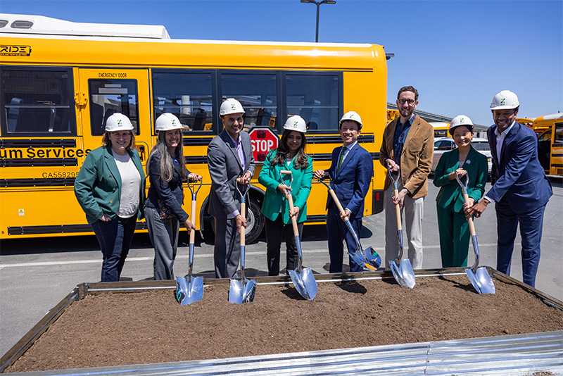 The project will enable the largest fleet of electric school buses in the United States