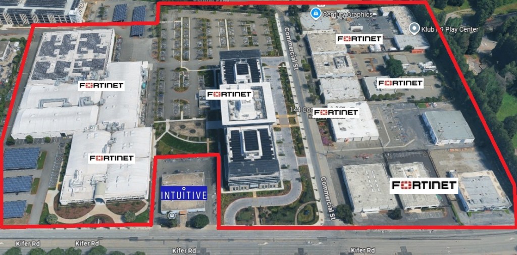 Fortinet assembles key site it needs for big South Bay expansion