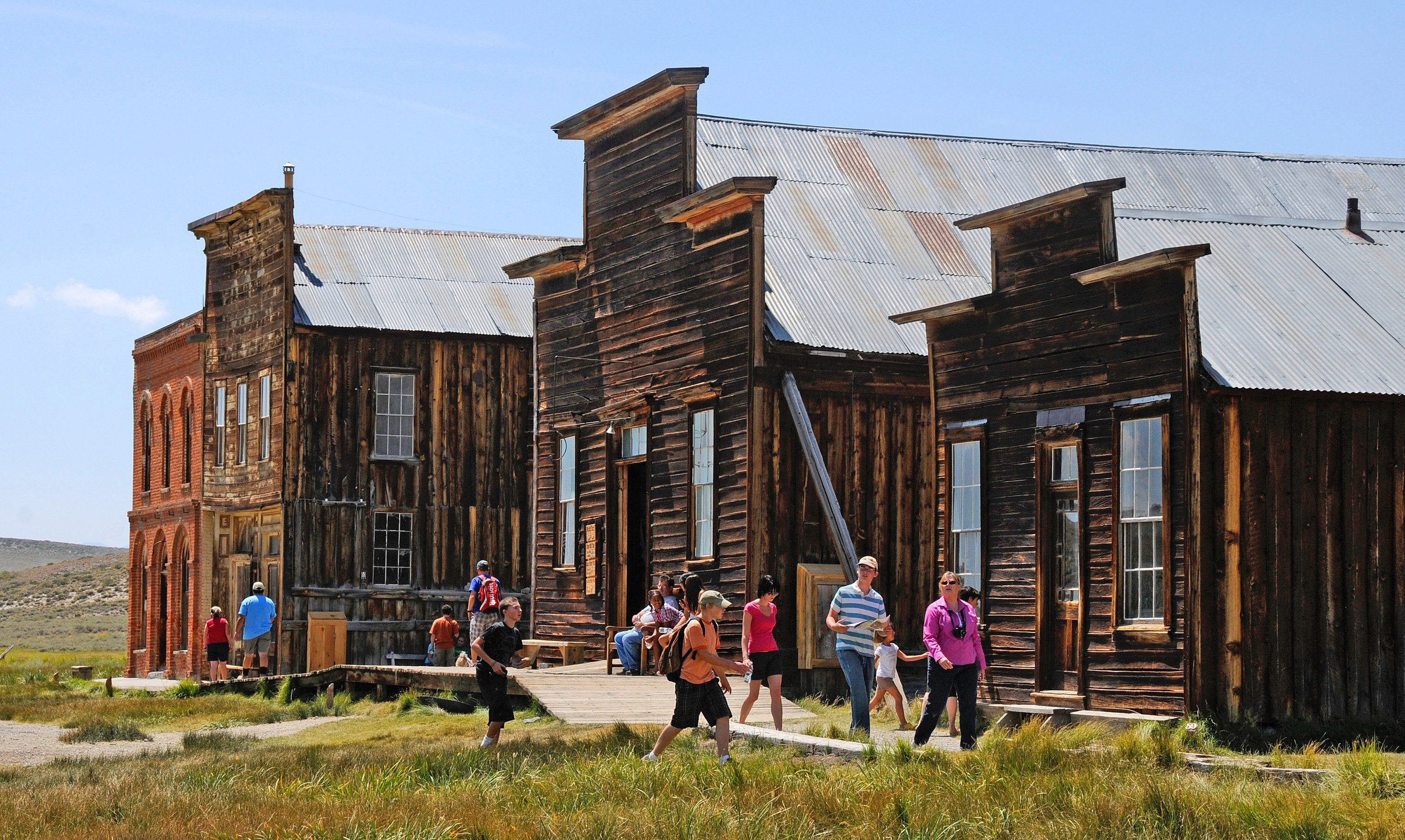 Bodie State Historic Park in Bodie, California. The Gold Rush-era...