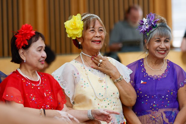 FilCal Heritage Dancers are awarded a Certificate of Recognition from the City of San Jose during a celebration of the Philippine Independence Day at City Hall in downtown San Jose, Calif., on Friday, June 12, 2026. (Shae Hammond/Bay Area News Group)