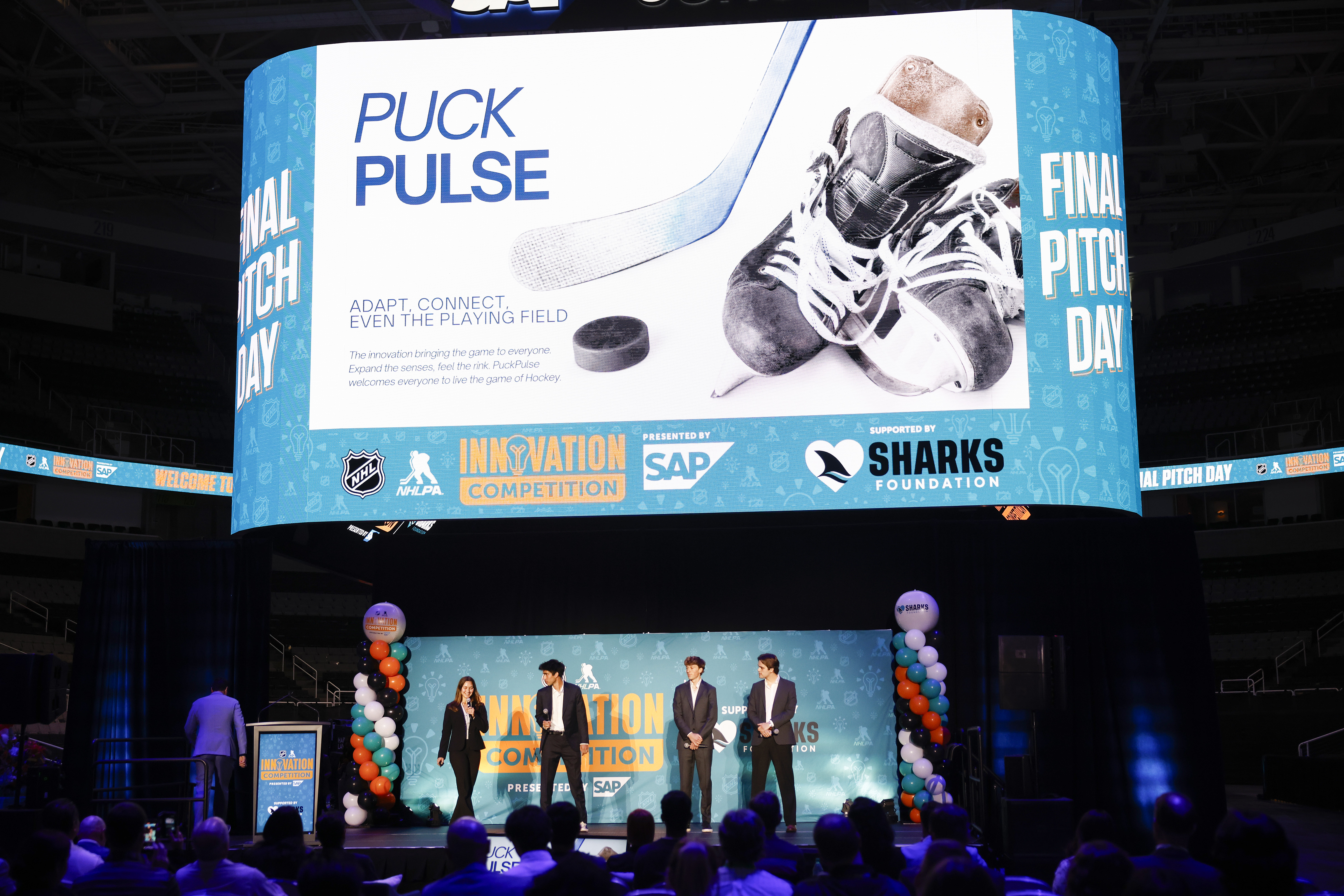 Members of team âPuck Pulse,