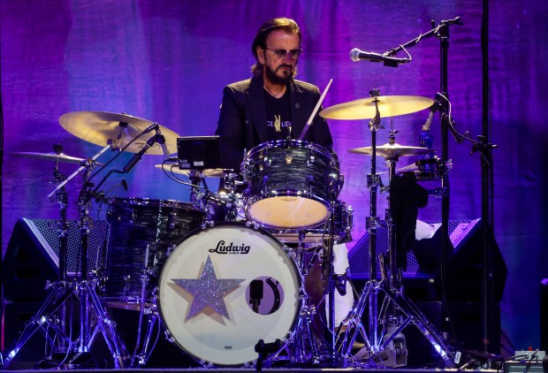 Ringo Starr performs with "Ringo Starr and His All-Starr Band" at the San Jose Civic in downtown San Jose, Calif., on Thursday, June 11, 2026. (Nhat V. Meyer/Bay Area News Group)