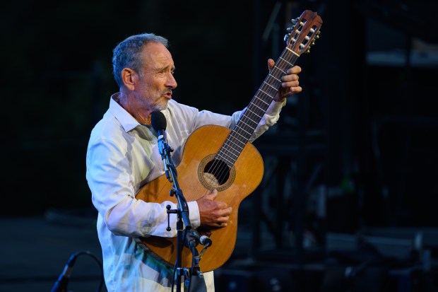 Musician Jonathan Richman performs at the Siesta Valley Bowl in Orinda, Calif., on Friday, June 5, 2026. (Jose Carlos Fajardo/Bay Area News Group)