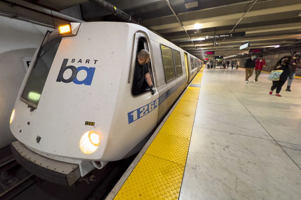 BART service to be reduced Sunday, with trains every 30 minutes