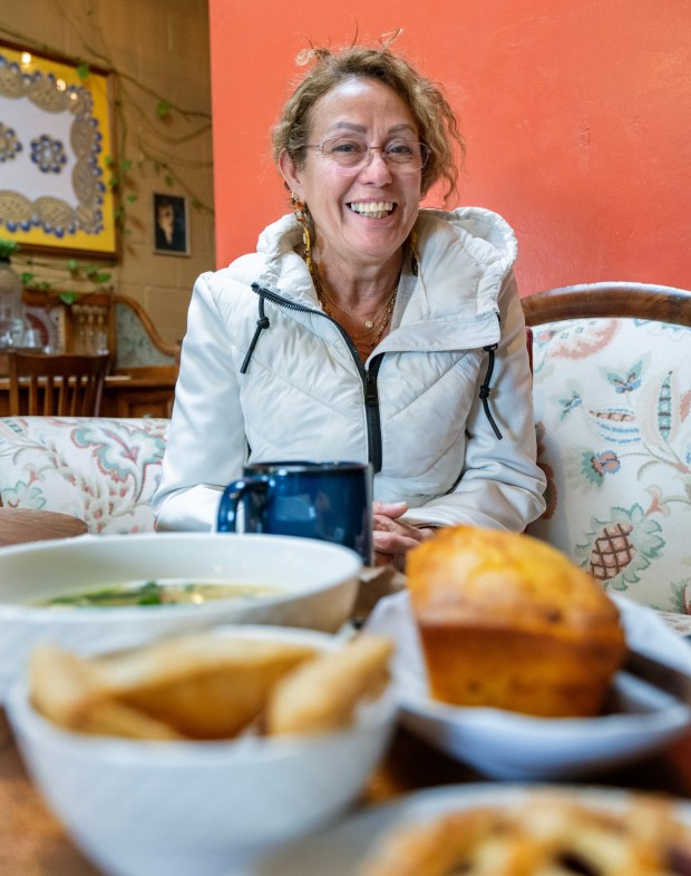 Liliana Rodas de Araujo, chef and owner of Cafe Guarani, in Pacific Grove, Calif., on Thursday, May 28, 2026. The cafe is the only Paraguayan restaurant on the West Coast. (Doug Duran/Bay Area News Group)