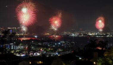 San Diego County fireworks and drone shows July 3-4