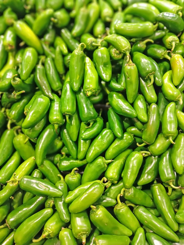 Jalapeño peppers. (Julio Estrada)