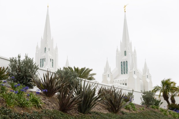 San Diego, CA - The San Diego California Temple of The Church of Jesus Christ of Latter-day Saints on Monday, June 15, 2026, in San Diego, CA. (Luke Johnson / The San Diego Union-Tribune)