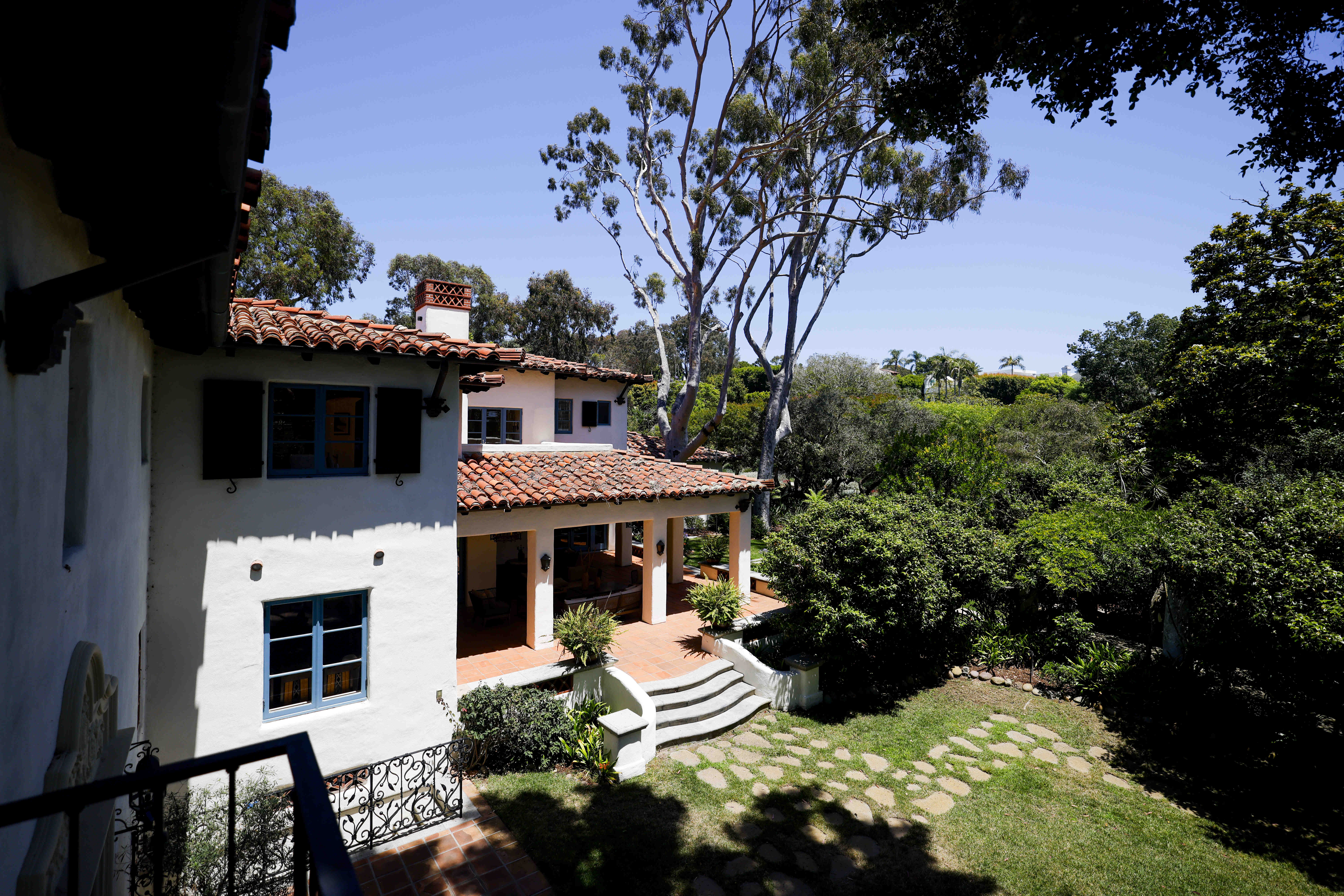 The view from a bedroom balcony of 1205 Muirlands Dr....