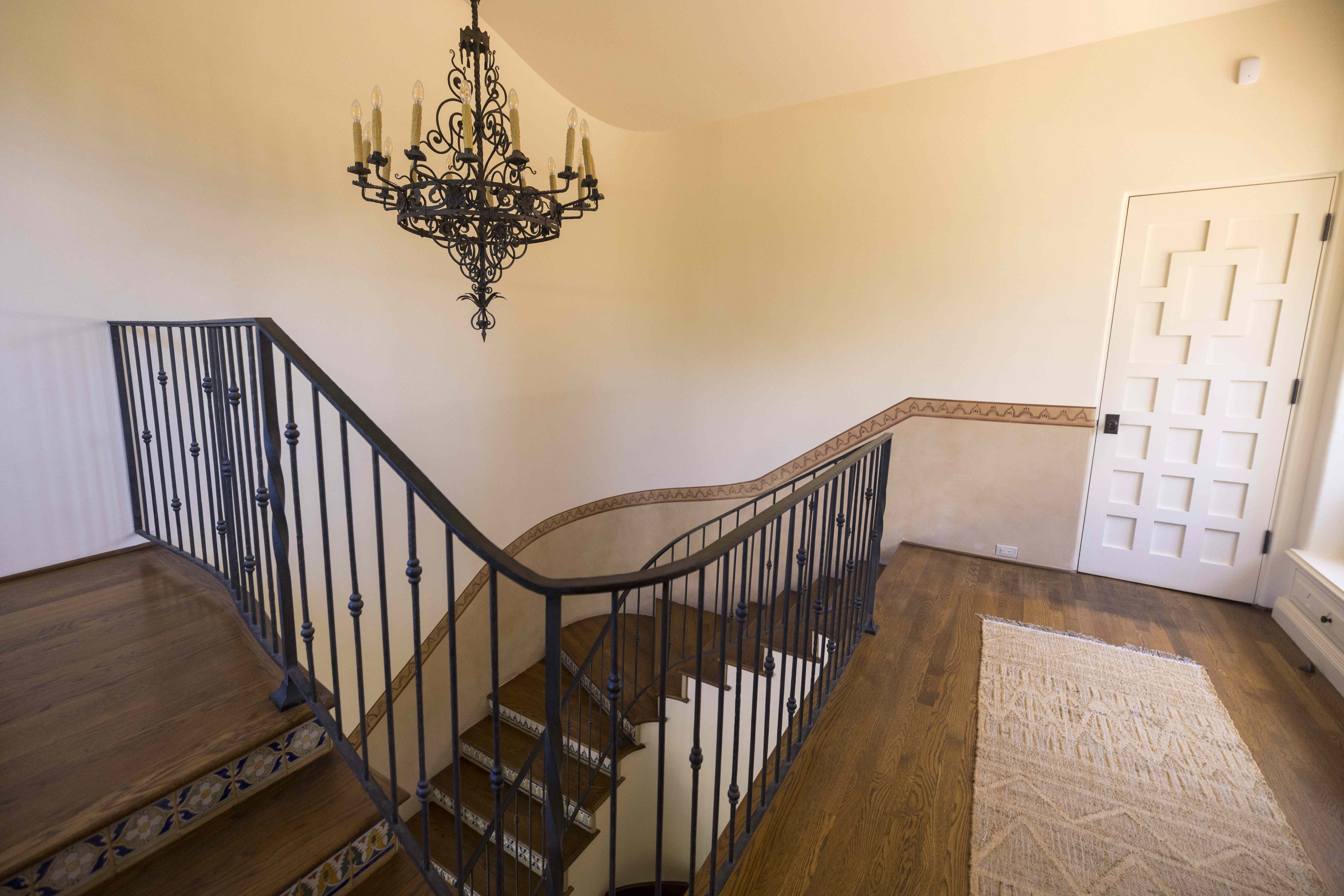 A stairwell inside 1205 Muirlands Dr. (Meg McLaughlin / The...