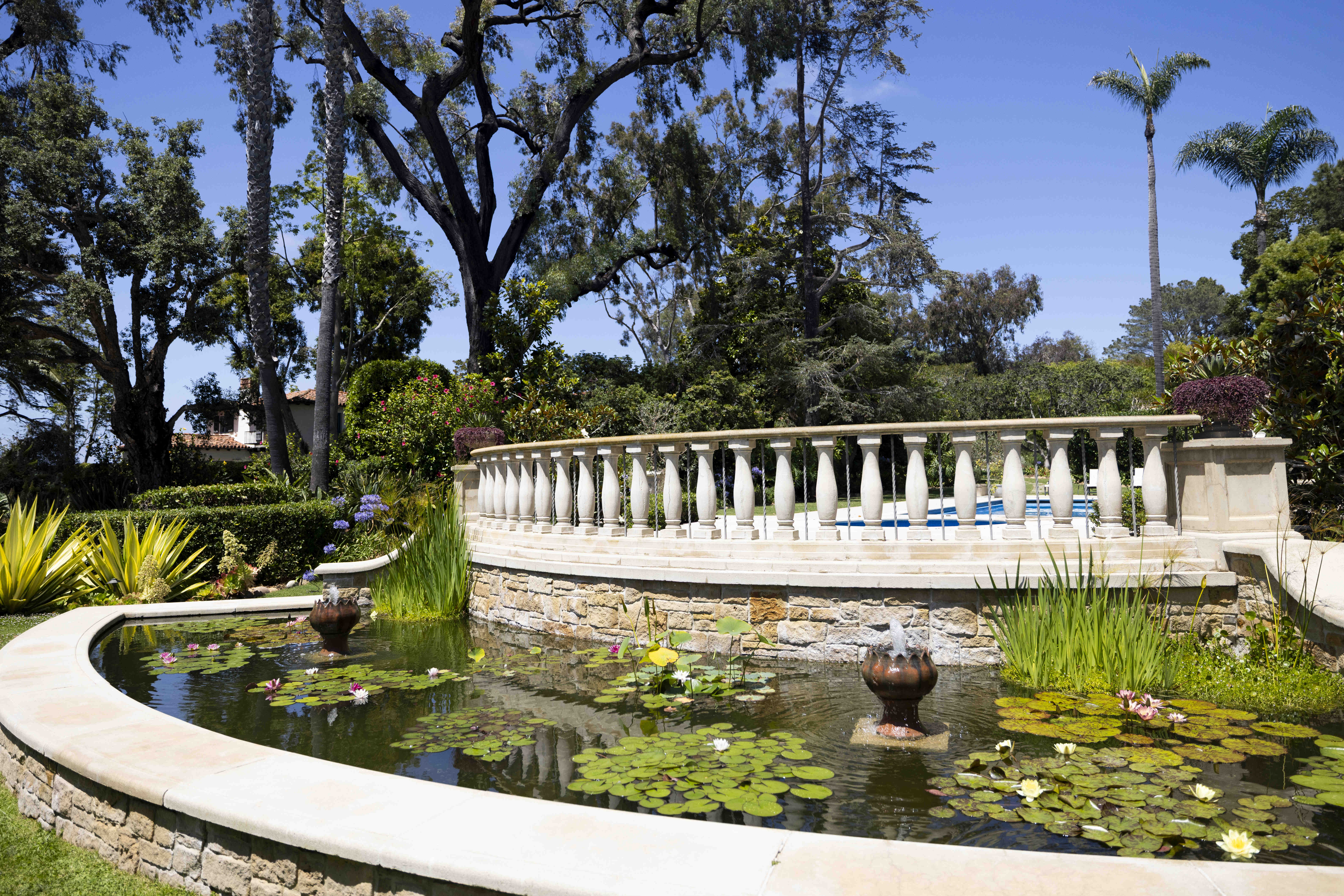 A koi pond at 1205 Muirlands Drive. (Meg McLaughlin /...