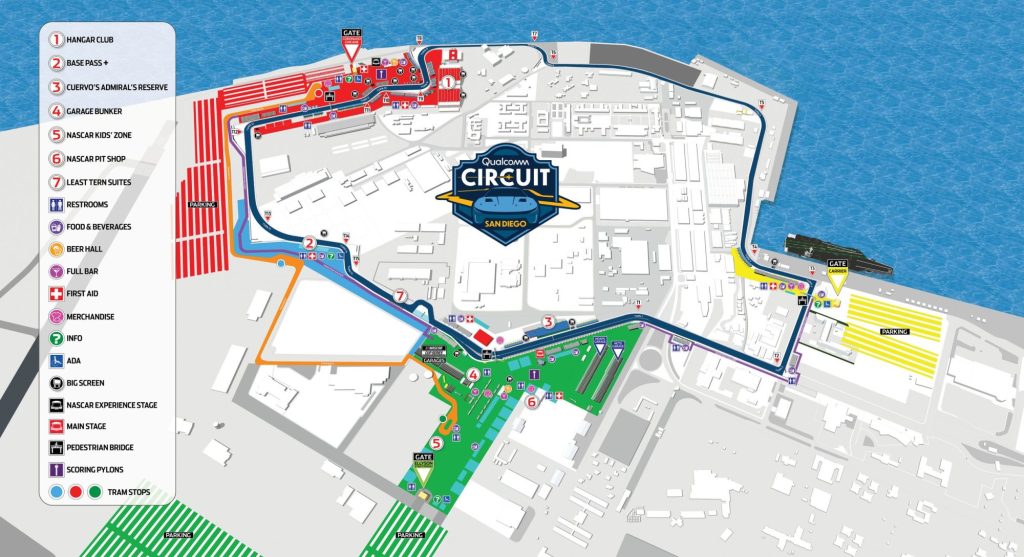 Here's a turn-by-turn look at Naval Base Coronado's race circuit