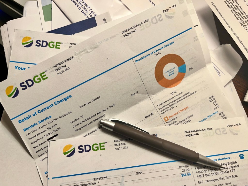 SDG&E submits a request to raise monthly bills 8.6% in 2028 – San Diego Union-Tribune