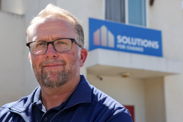 Aaron Byzak, is CEO for Solutions for Change, in Vista. (Hayne Palmour IV / For The San Diego Union-Tribune)