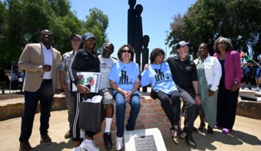 Steel and memory: San Diego’s ‘Black Family’ statue rises again in Mountain View – San Diego Union-Tribune