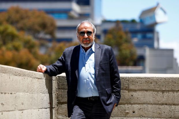 Chancellor Pradeep Khosla has orchestrated more than $7 billion of construction at UCSD, a figure expected to rise to $11.6 billion. (Meg McLaughlin / The San Diego Union-Tribune)