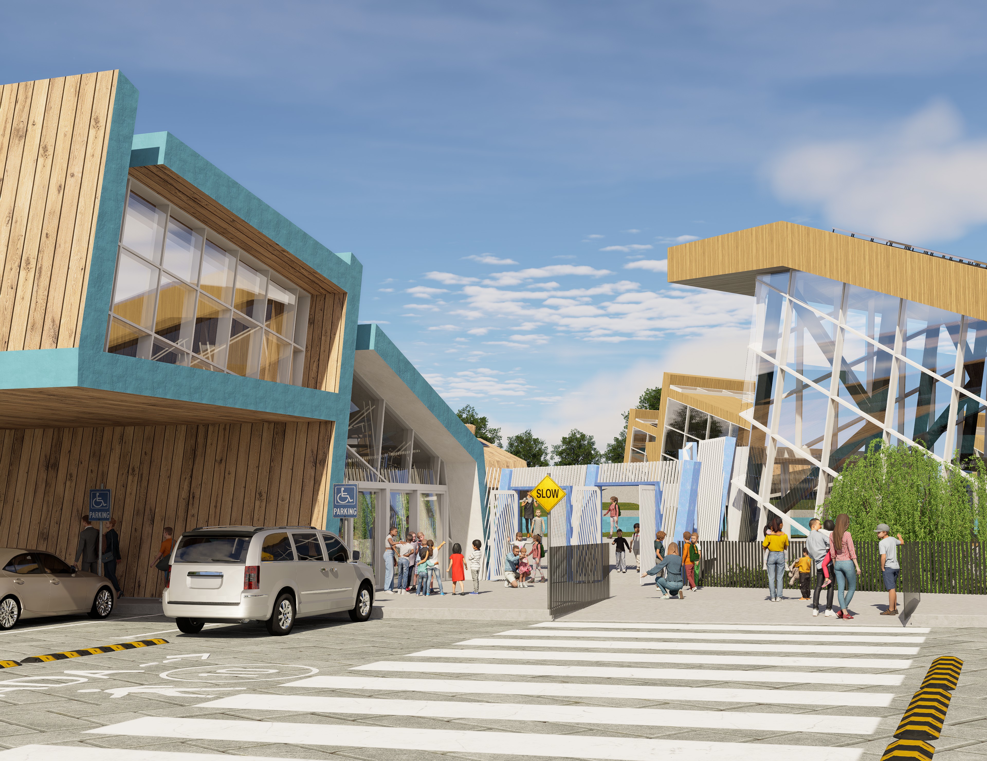 A new proposed parking area at the Paul Ecke Central...