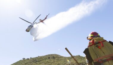 Brush fire prompts the temporary closure of both directions of state Route 67 in Ramona – San Diego Union-Tribune