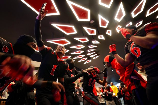San Diego State opens the 2026 football season against Portland State at 6:30 p.m. at Snapdragon Stadium. (Meg McLaughlin / The San Diego Union-Tribune)