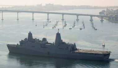 Marine missing from naval ship off Southern California coast
