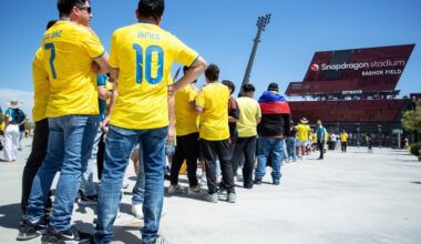 Soccer fans see red after Snapdragon Stadium entry delays mar Colombia-Jordan friendly