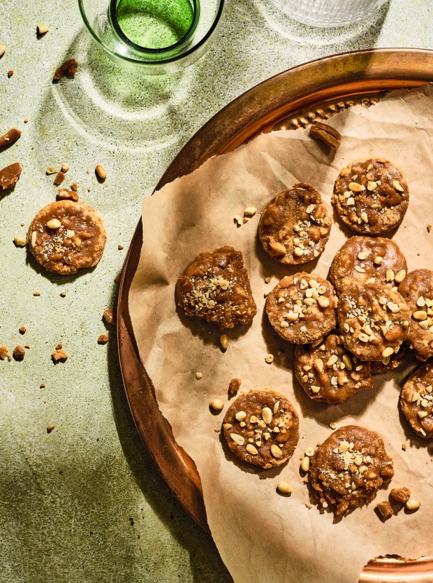Jamoncillo is a caramelized milk fudge made with goat milk and pecans. (David Alvarado)