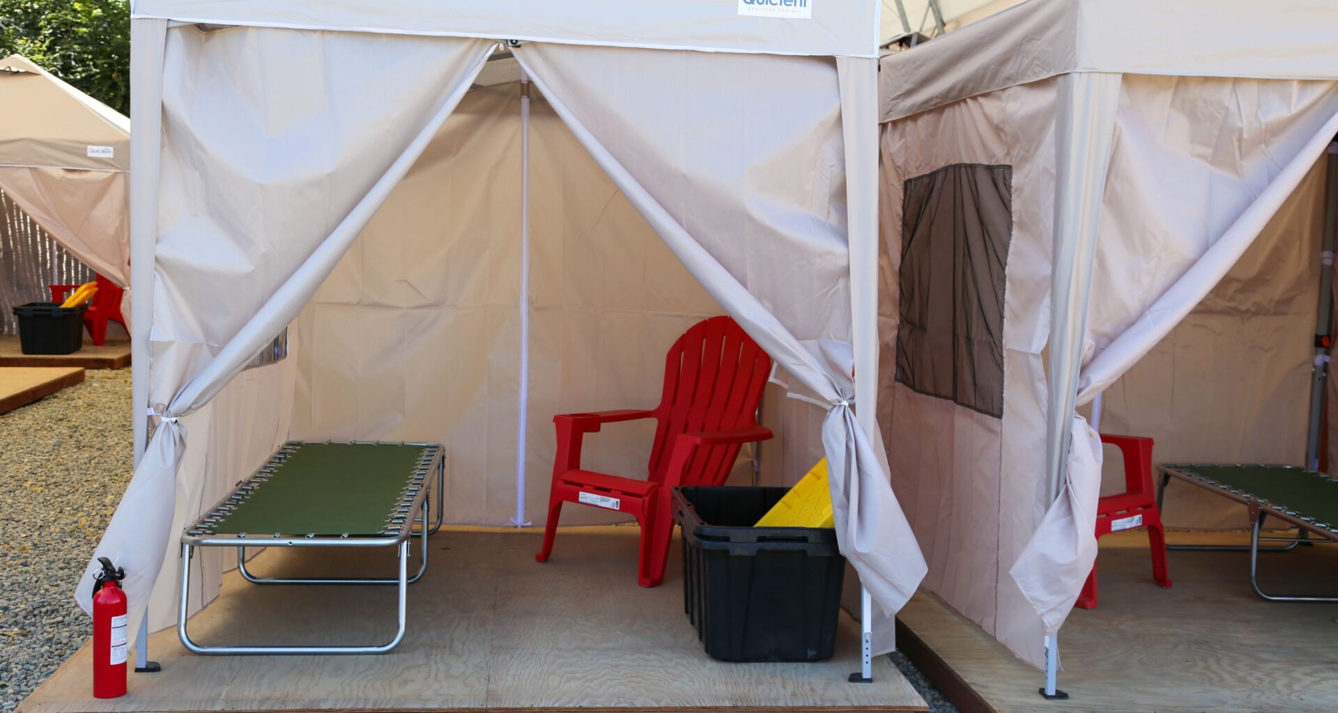 New Safe Camping site opens in River District, serving 100 people