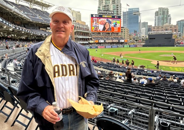 Padres season ticket holder Bill Sailer offered his take on the team's struggles. (Kirk Kenney / San Diego Union-Tribune)